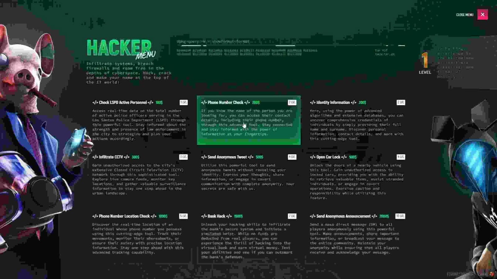 FiveM Hacker Script