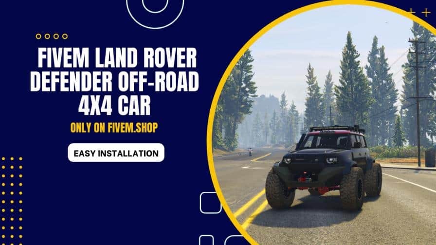 FiveM Land Rover Defender Off-road 4x4 Car