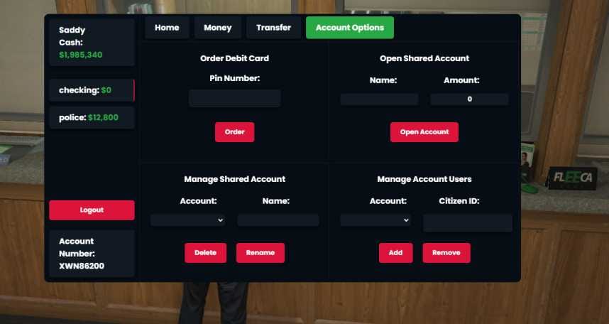 FiveM QB Banking