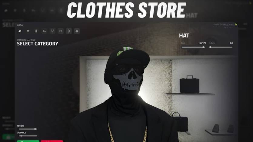 FiveM Clothes Menu Script