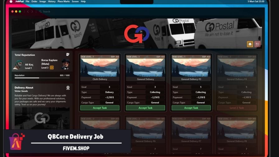 FiveM Delivery Job