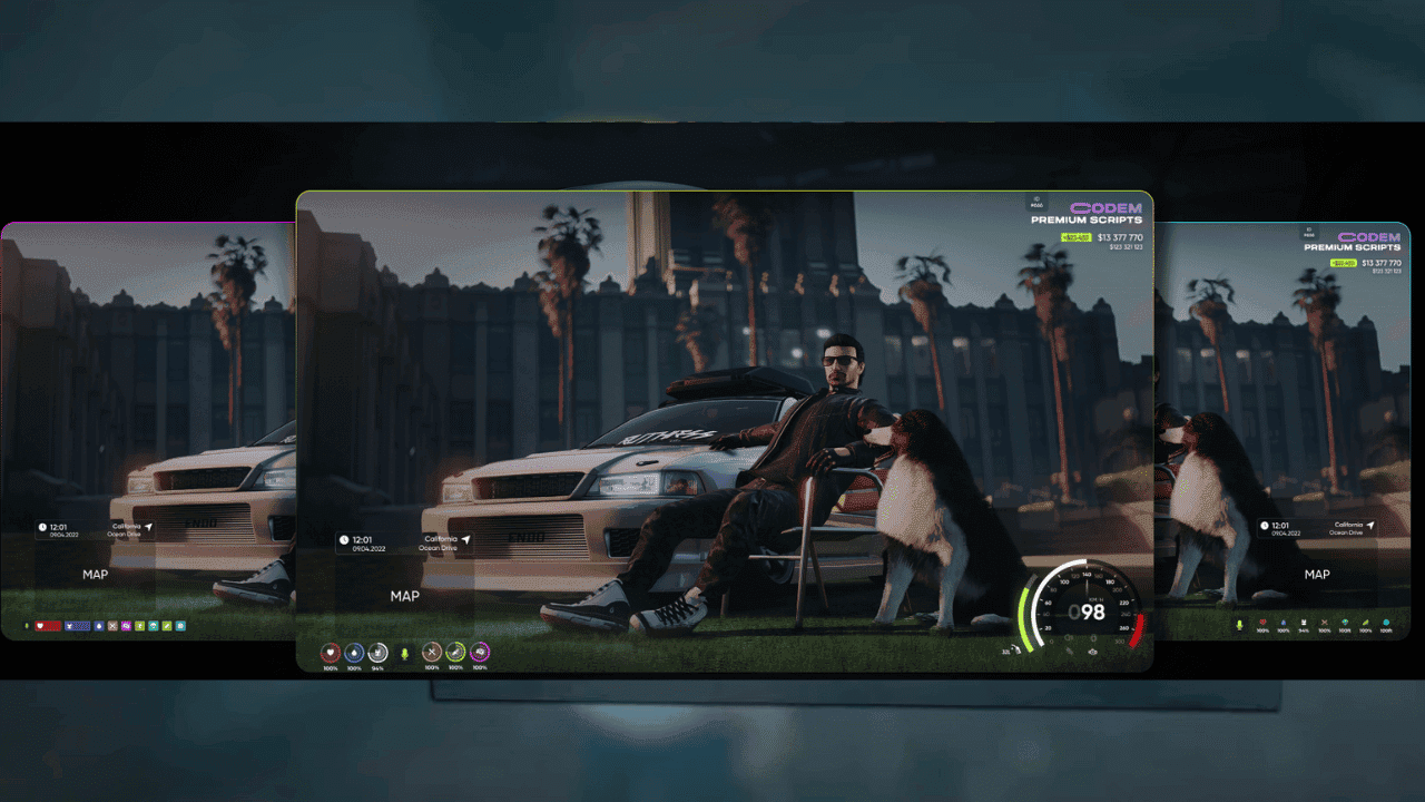 FiveM QBCore HUD