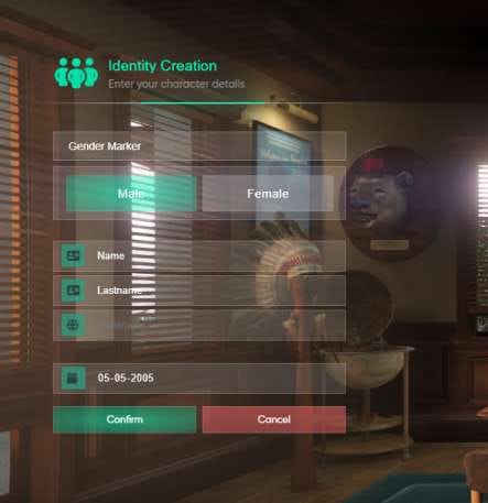 FiveM Character Creation