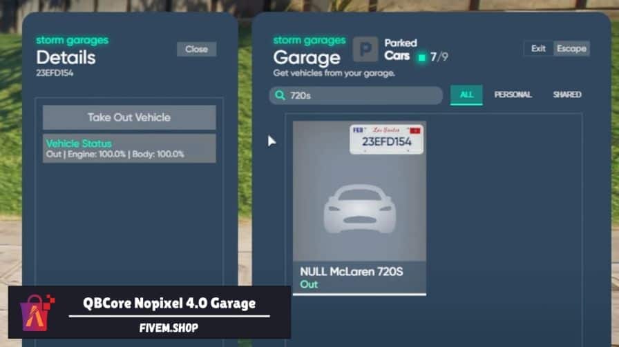 FiveM Garage Script V2